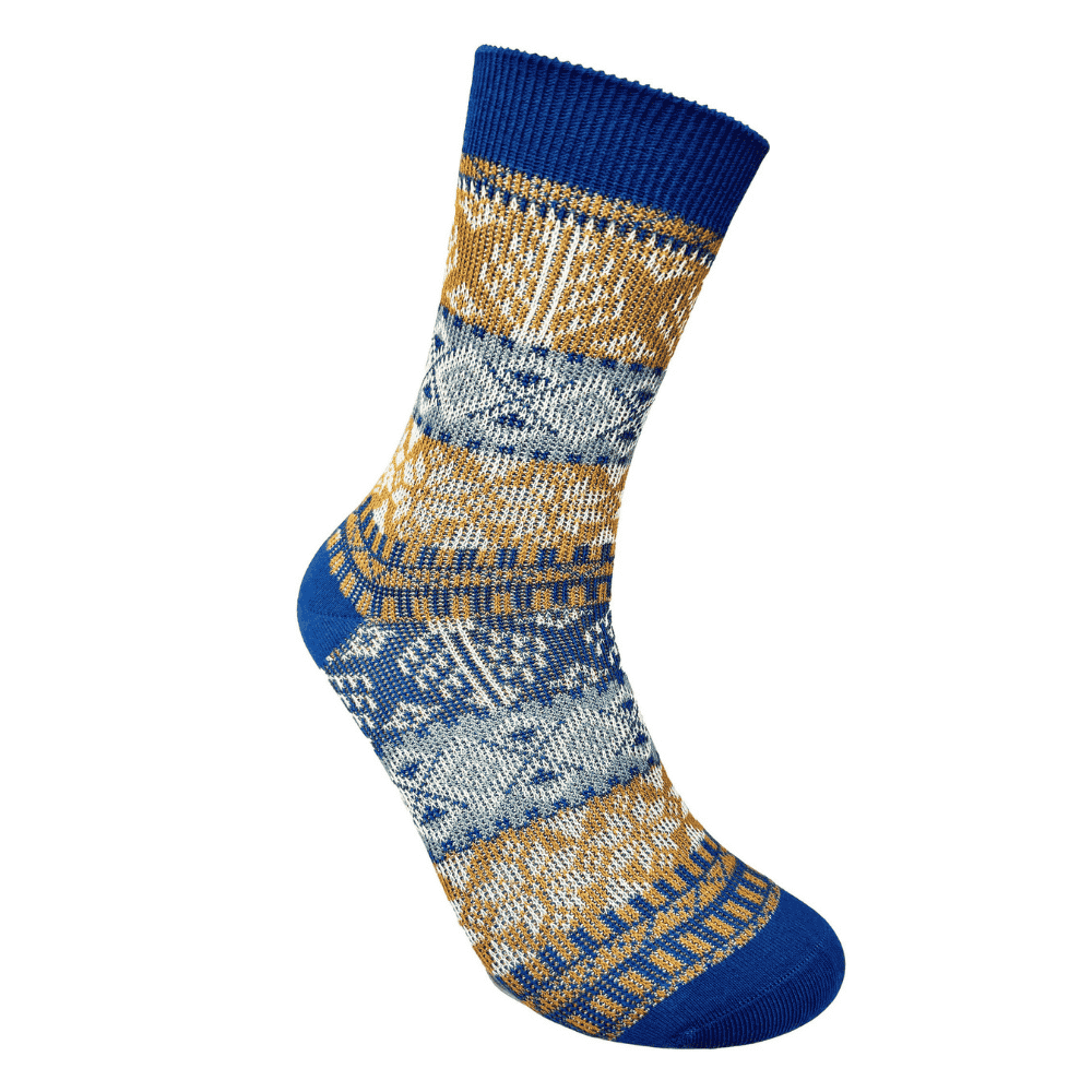 Vagden Jacquard Pattern H Cotton Casual Socks - Medium (CLEARANCE)