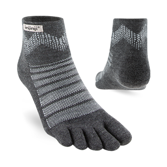 Outdoor Midweight Mini-Crew Merino Wool by Injinji - Unisex