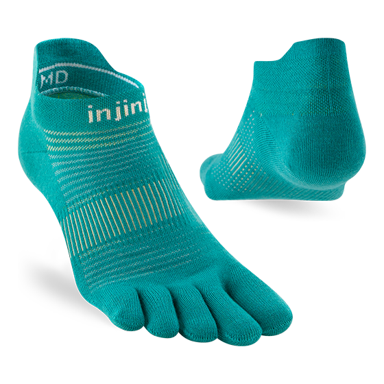 Injinji Run Lightweight No-Show Toe Socks- Unisex