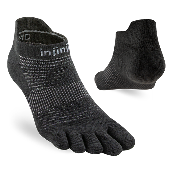 Injinji Run Lightweight No-Show Toe Socks- Unisex