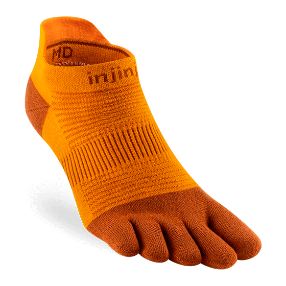 Run Lightweight CoolMax No Show Ankle Socks - by Injinji