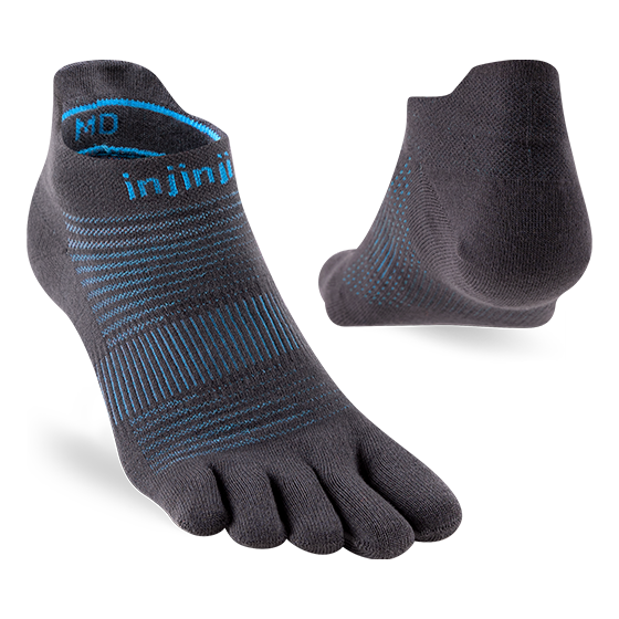 Injinji Run Lightweight No-Show Toe Socks- Unisex