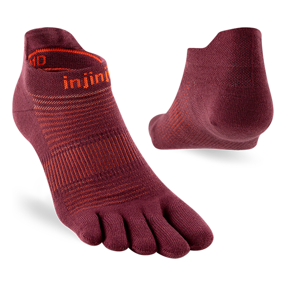 Injinji Run Lightweight No-Show Toe Socks- Unisex