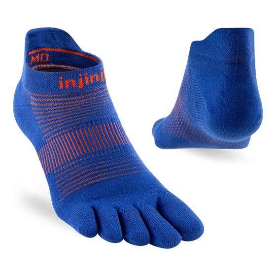 Injinji Run Lightweight No-Show Toe Socks- Unisex