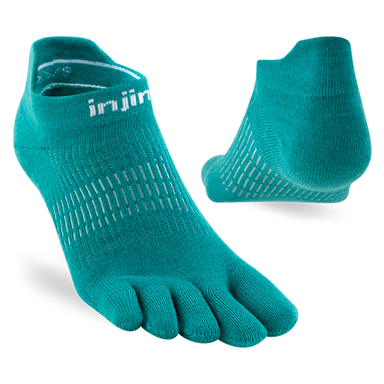 Injinji Run Lightweight No-Show Ankle Socks - Women's
