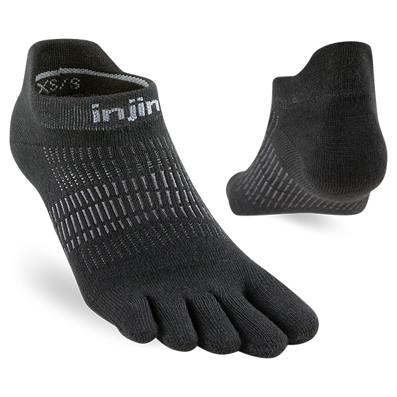 Injinji Run Lightweight No-Show Ankle Socks - Women's