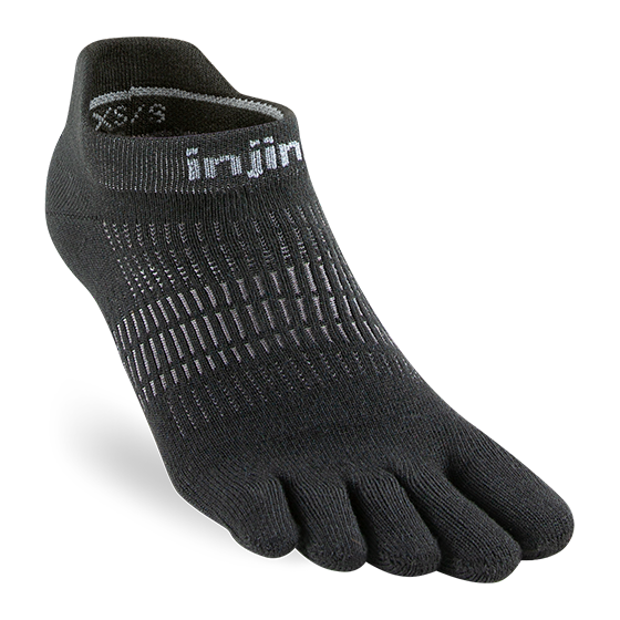 Injinji Run Lightweight No-Show Toe Socks- Unisex
