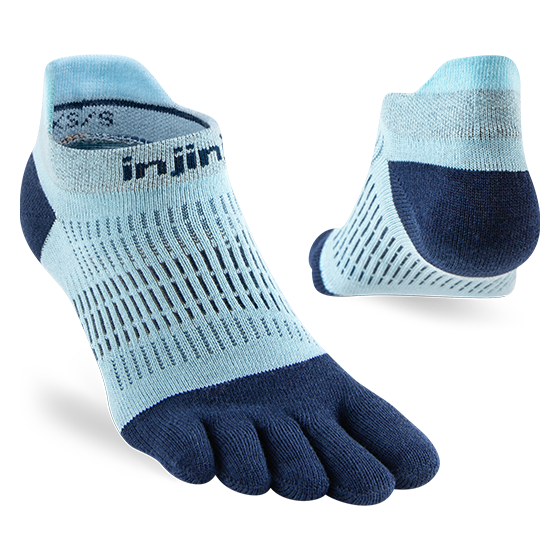 Injinji Run Lightweight No-Show Toe Socks- Unisex