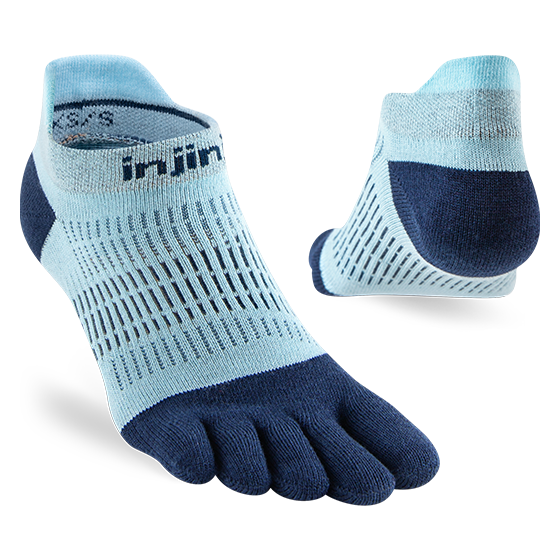Injinji Run Lightweight No-Show Ankle Socks - Women's