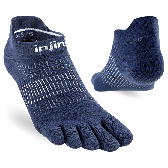 Run Lightweight No-Show Ankle Socks by Injinji - Women's