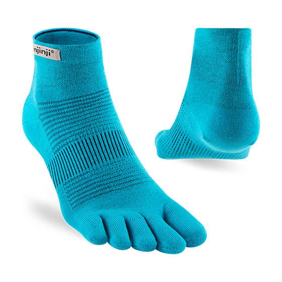 Injinji Run Lightweight Mini Crew Toe Socks- Unisex