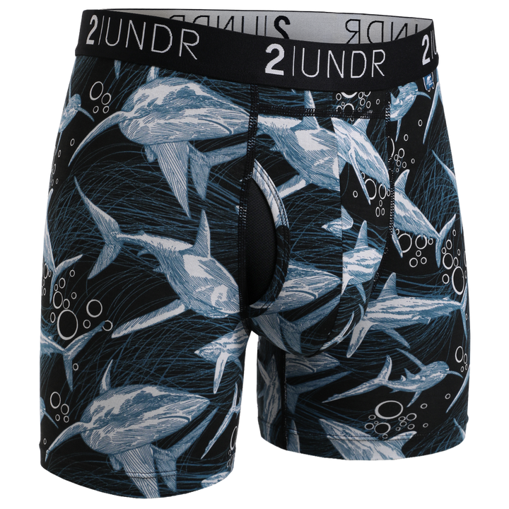 2UNDR Day Shift 6" Boxer Brief - Great White