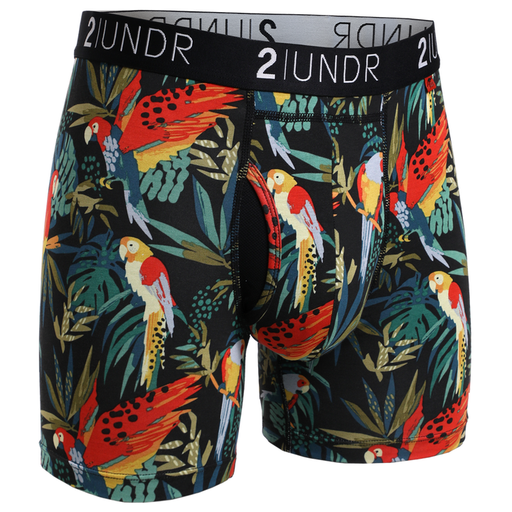 2UNDR Day Shift 6" Boxer Brief - Parrot