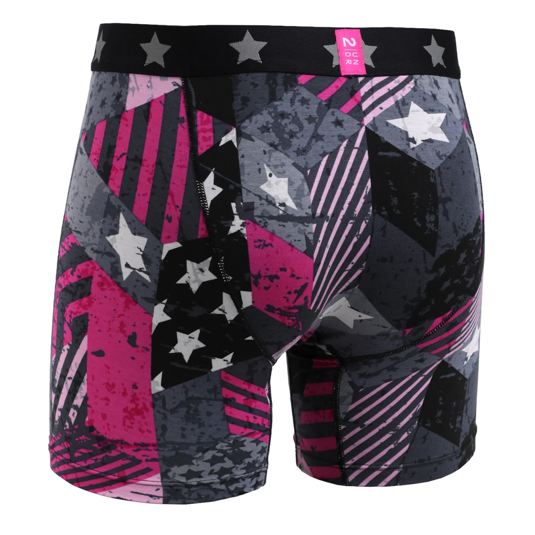 "Freedom 4" Day Shift 6" Boxer Brief by 2UNDR (CLEARANCE)