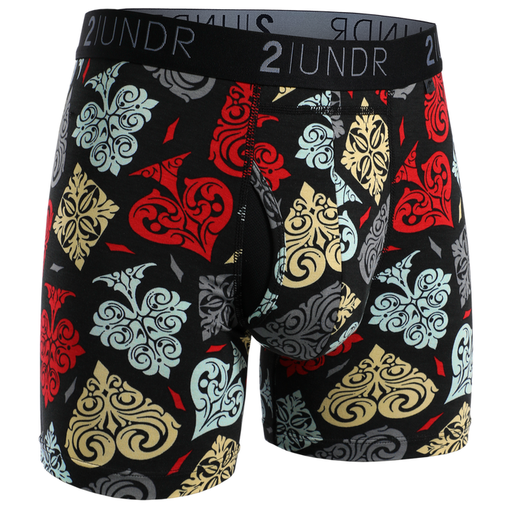 2UNDR Day Shift 6" Boxer Brief - Spades