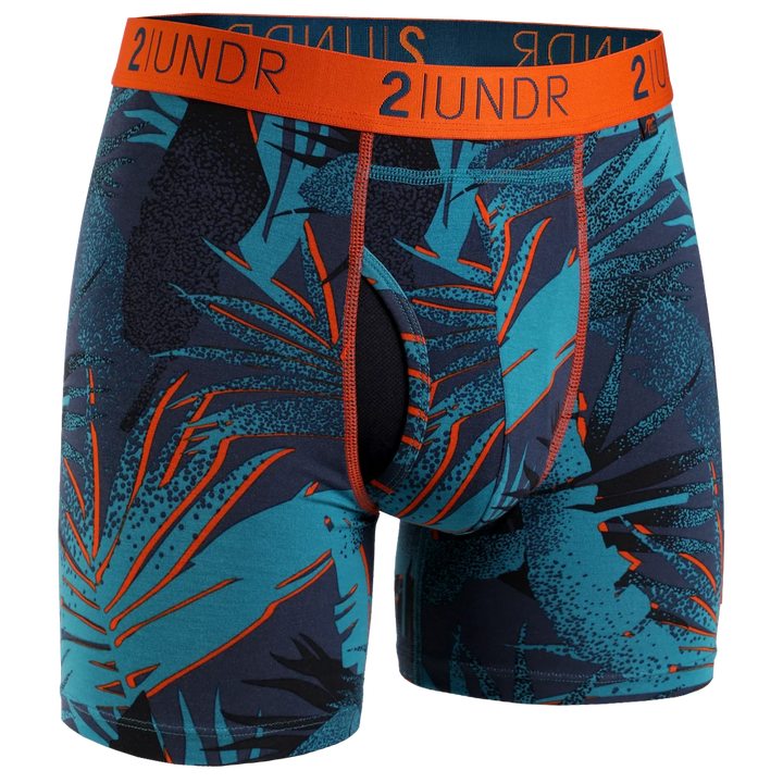 "Miami Nights" Swing Shift 6" Boxer Brief by 2UNDR - Miami Nights