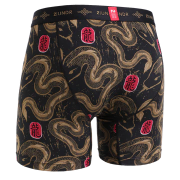 "YOT Snake" Swing Shift 6" Boxer Brief by 2UNDR