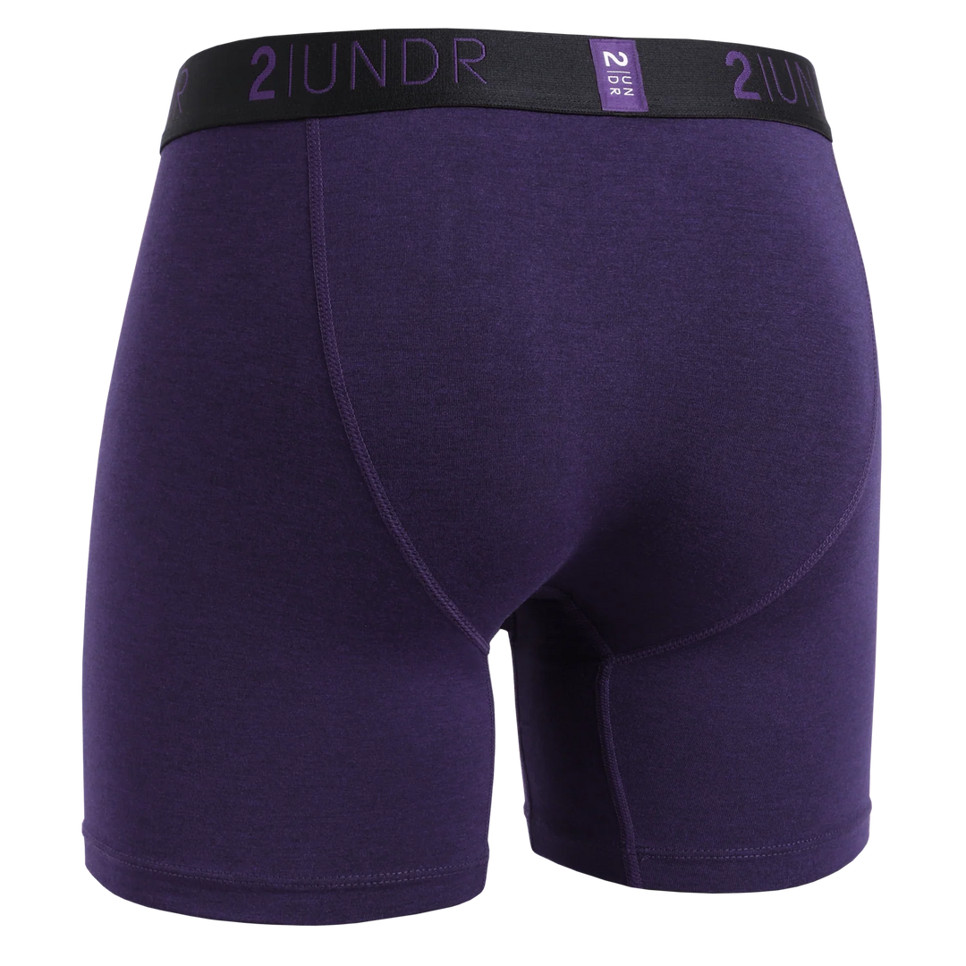 "Amethyst" Swing Shift 6" Boxer Brief by 2UNDR