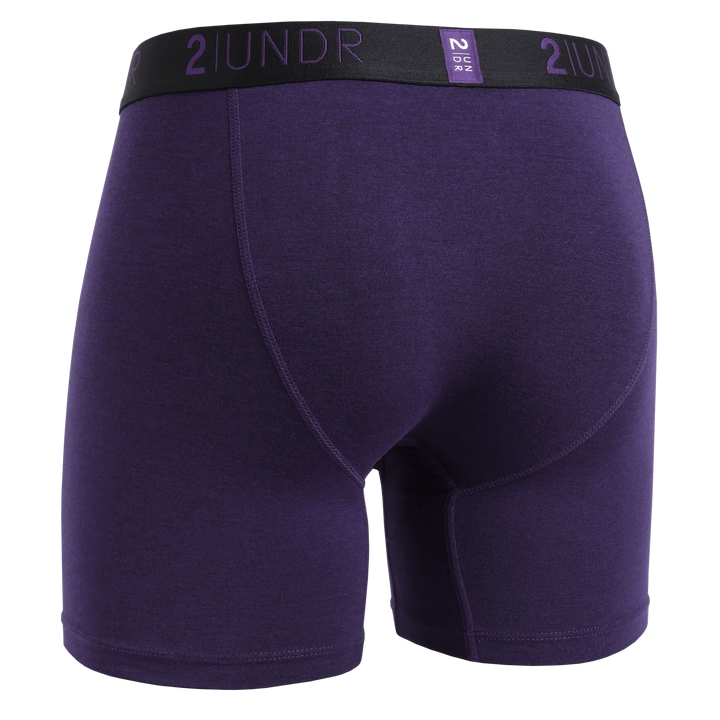 "Amethyst" Swing Shift 6" Boxer Brief by 2UNDR