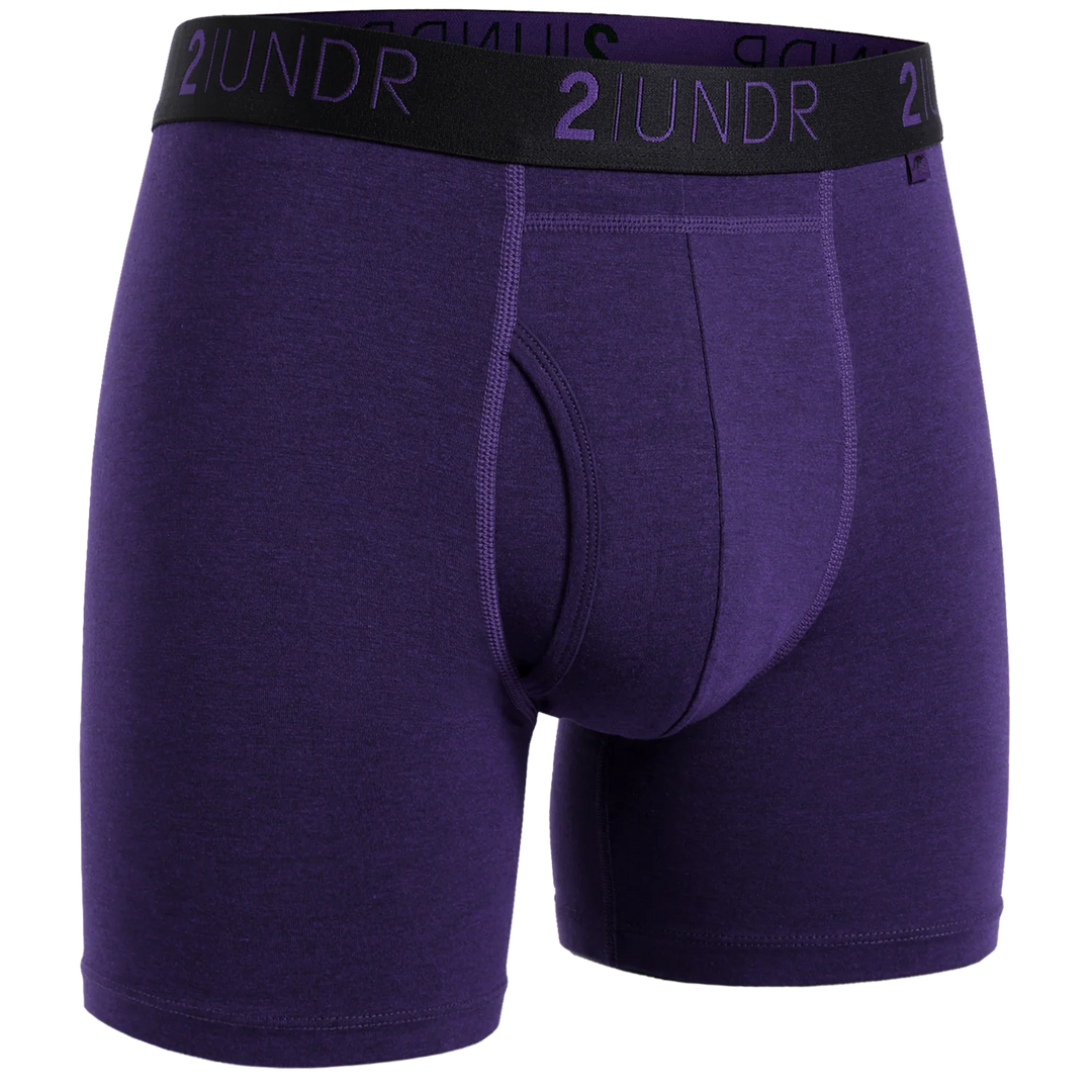 "Amethyst" Swing Shift 6" Boxer Brief by 2UNDR