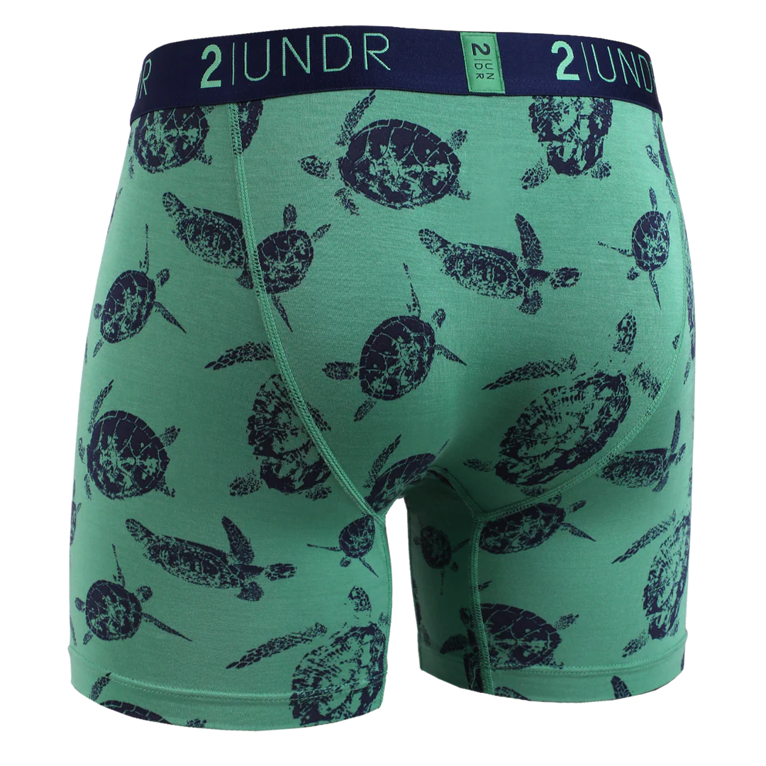 "Turtlenecks" Day Shift 6" Boxer Brief by 2UNDR