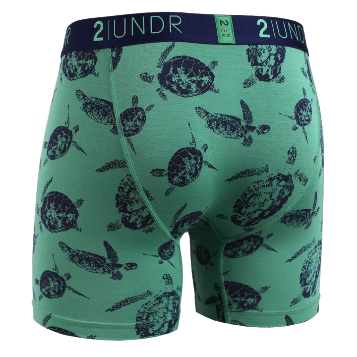 "Turtlenecks" Day Shift 6" Boxer Brief by 2UNDR
