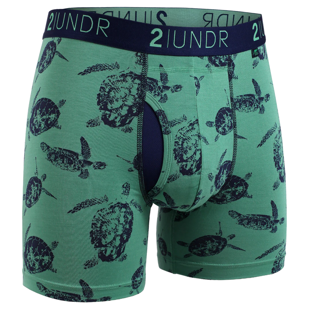 "Turtlenecks" Day Shift 6" Boxer Brief by 2UNDR