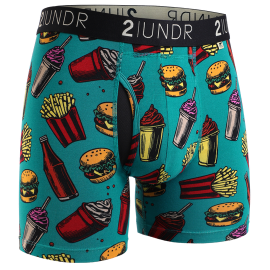 "Drive Thru" Swing Shift 6" Boxer Brief by 2UNDR