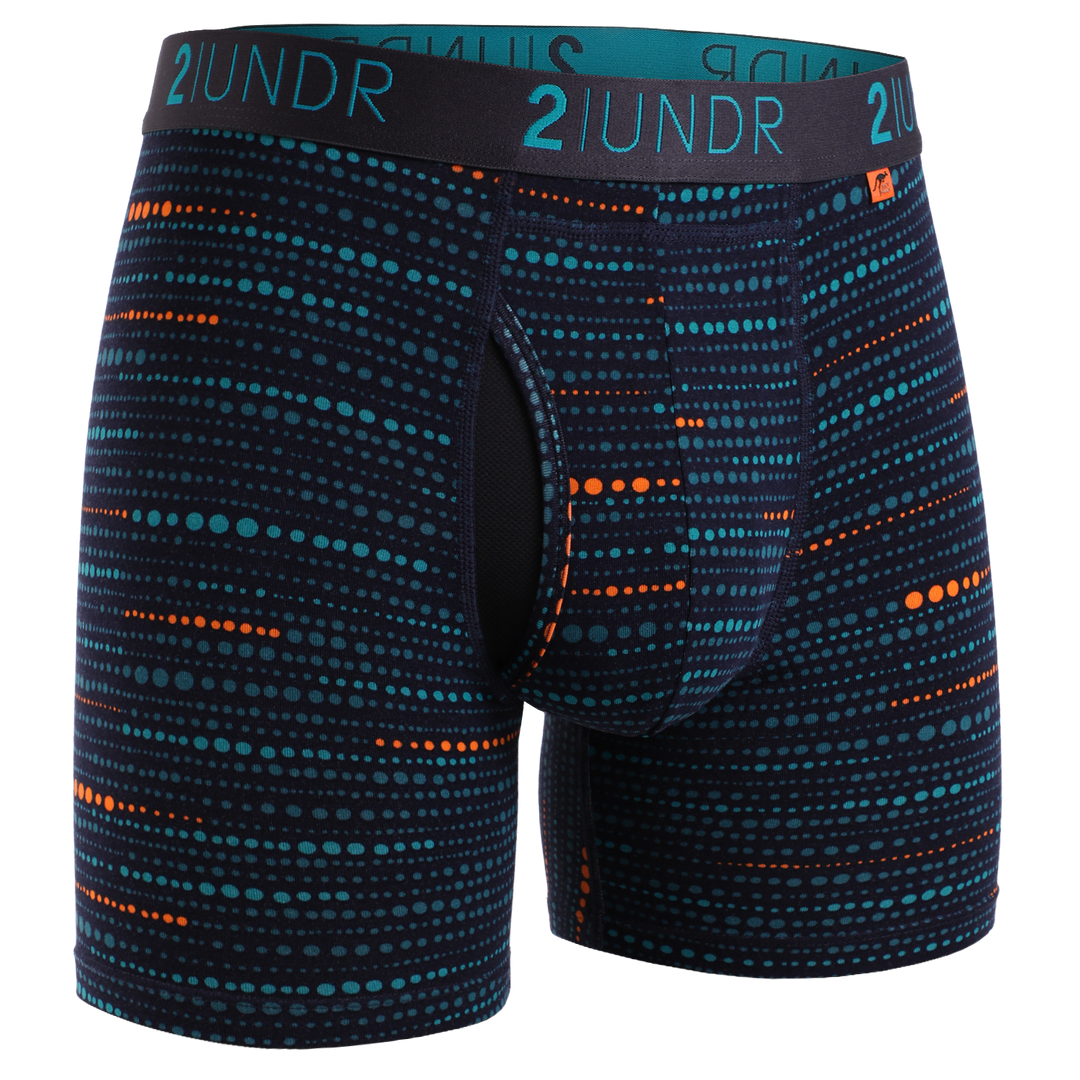 Dot Calm" Day Shift 6" Boxer Brief by 2UNDR