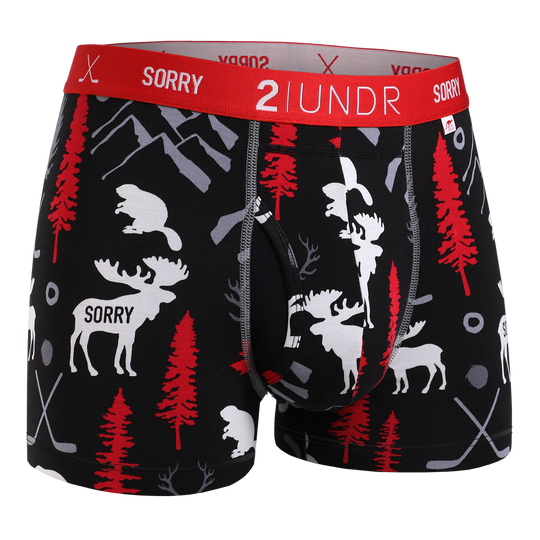 2UNDR Day Shift 6" Boxer Brief - Sorry Eh