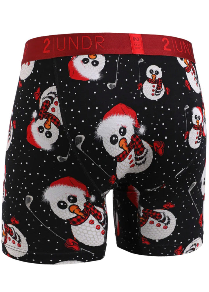 "Black Frost" Day Shift 6" Boxer Brief by 2UNDR (CLEARANCE)