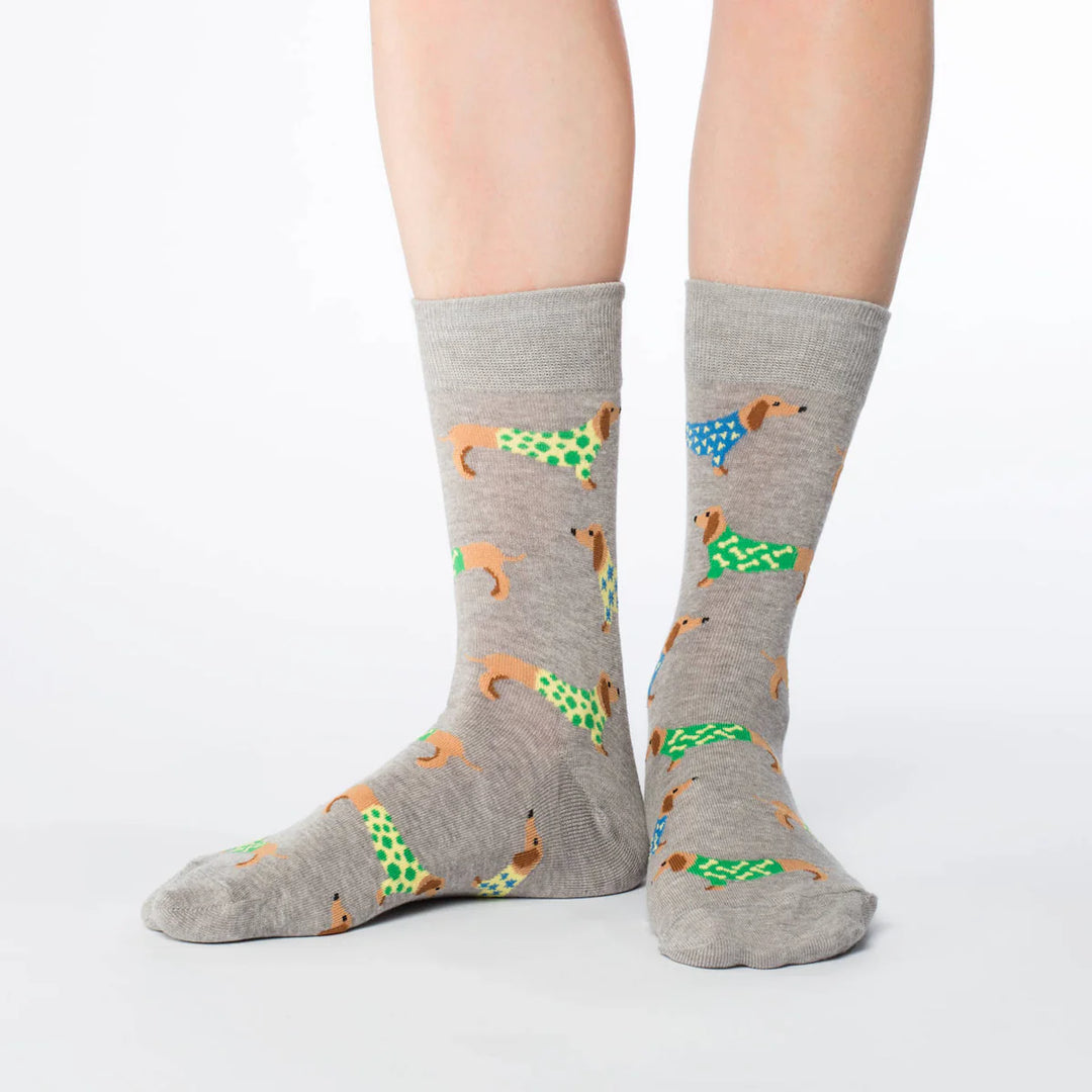 Chaussettes en coton « Wiener Dog » par Good Luck Sock