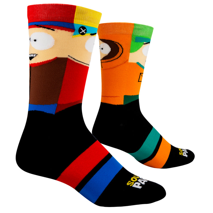 "South Park Gang" Cotton Blend Crew Socks by ODD Sox