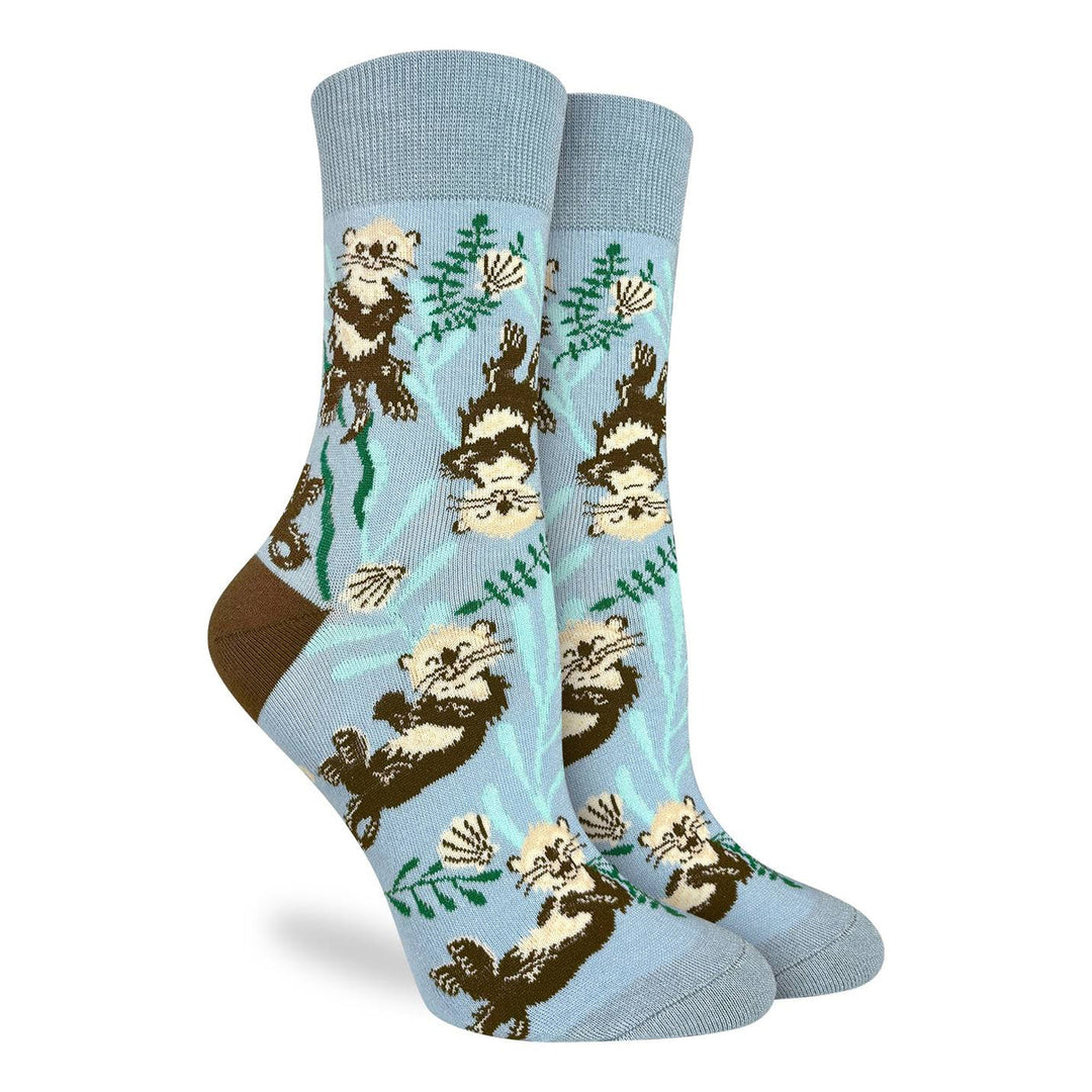 "Sea Otter" Cotton Socks by Good Luck Sock