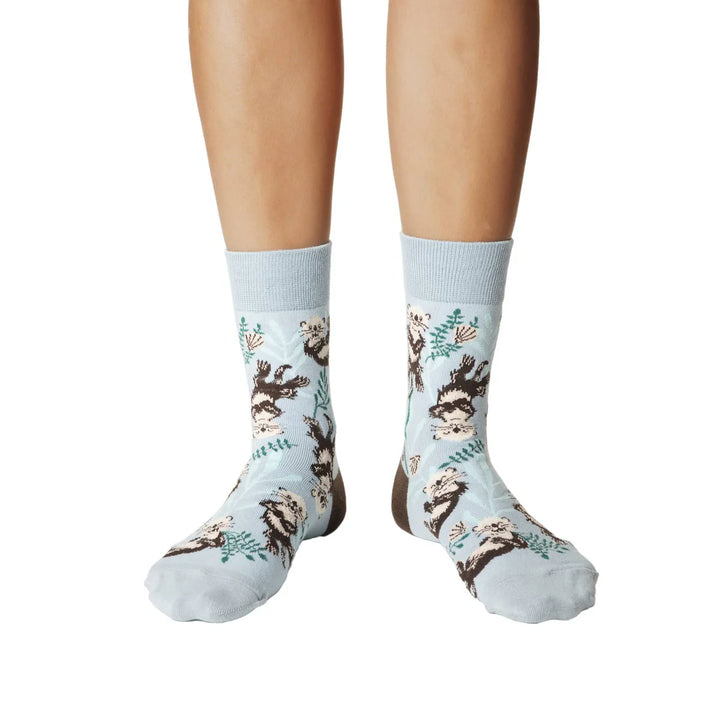 Chaussettes en coton « Loutre de mer » de Good Luck Sock