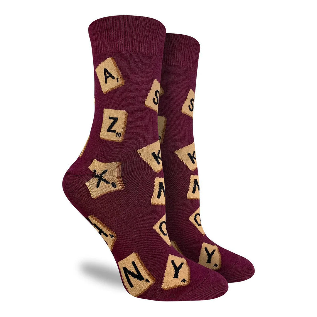 Chaussettes en coton « Word Game » de Good Luck Sock