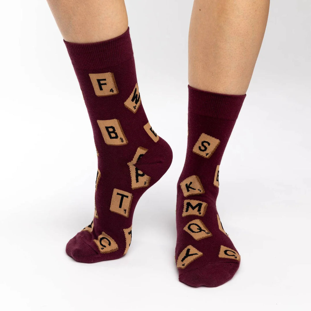 Chaussettes en coton « Word Game » de Good Luck Sock