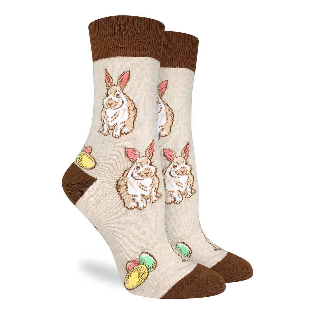 "Easter Bunny Eggs" Crew Socks by Good Luck Sock