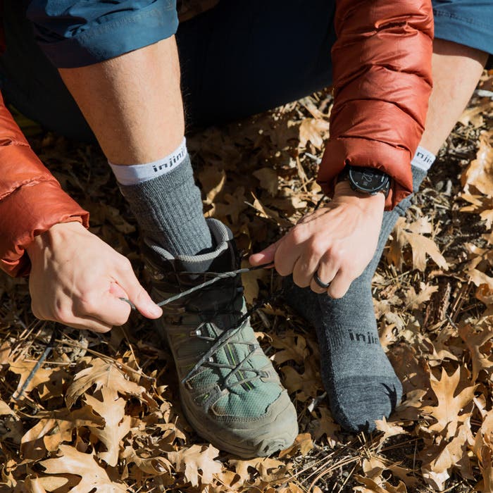 Injinji CoolMax Liner + Hiker Crew Socks- Men's