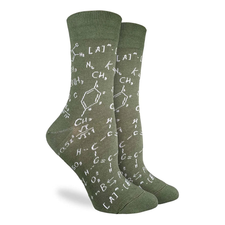 Chaussettes en coton « Formules chimiques » de Good Luck Sock