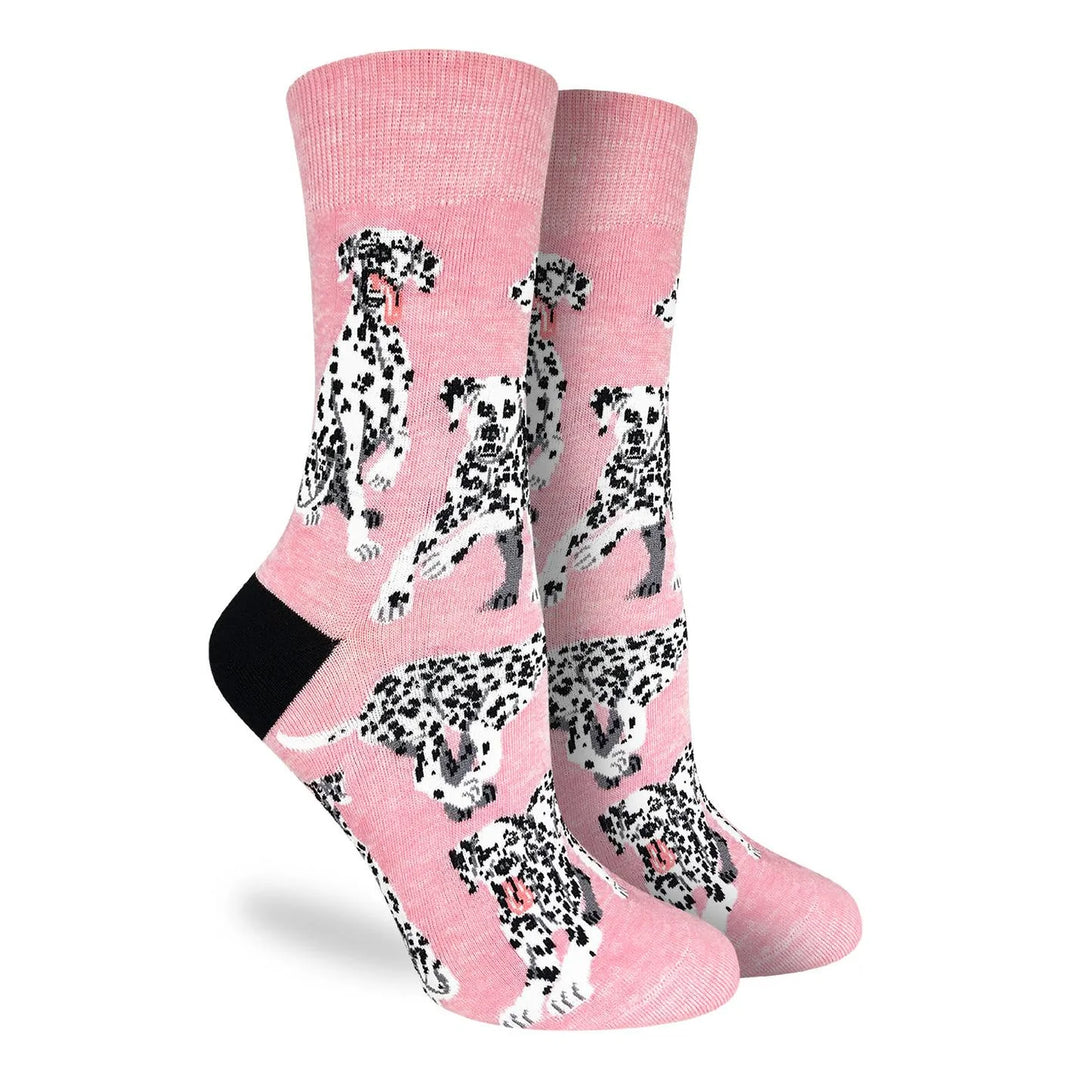 Chaussettes mi-mollet « Yoga Pug » de Good Luck Sock