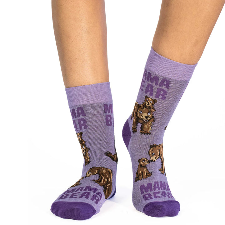 Chaussettes en coton « Super Mom » de Good Luck Sock - Medium 