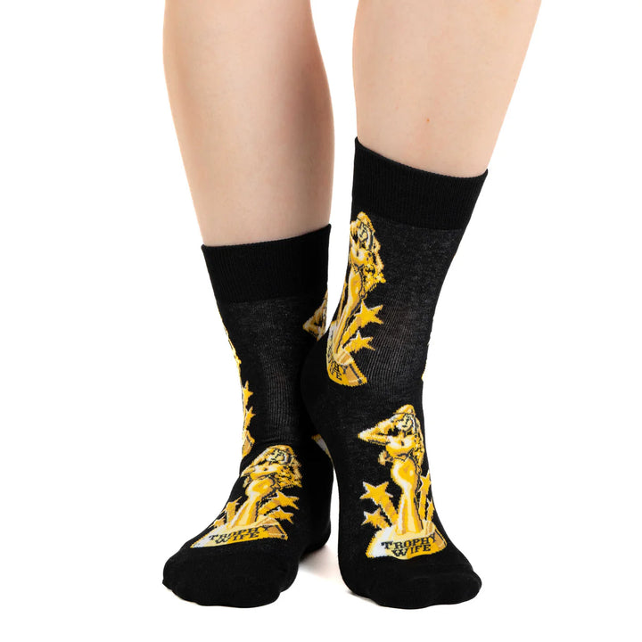 Chaussettes en coton « Super Mom » de Good Luck Sock - Medium 