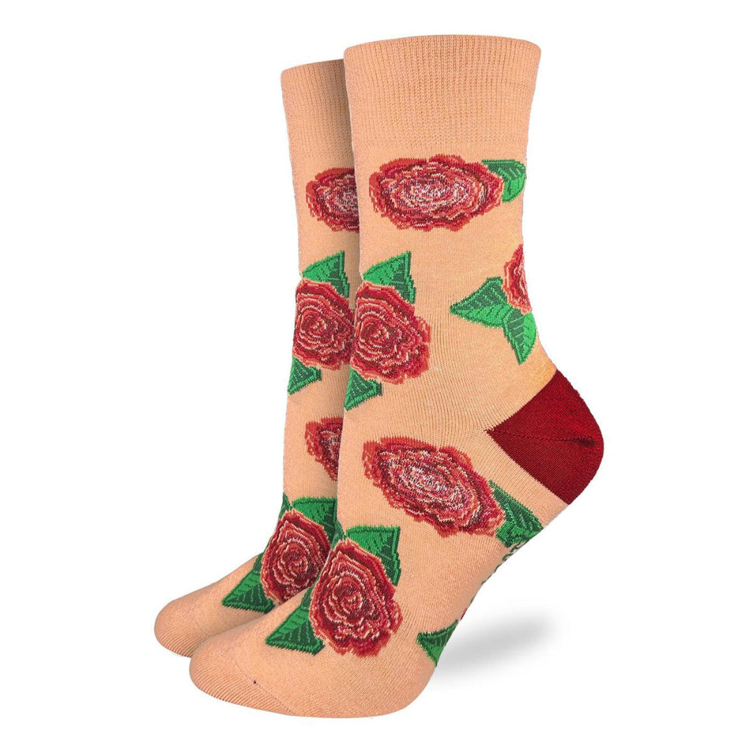 Chaussettes mi-mollet en coton « Tournesols » de Good Luck Sock