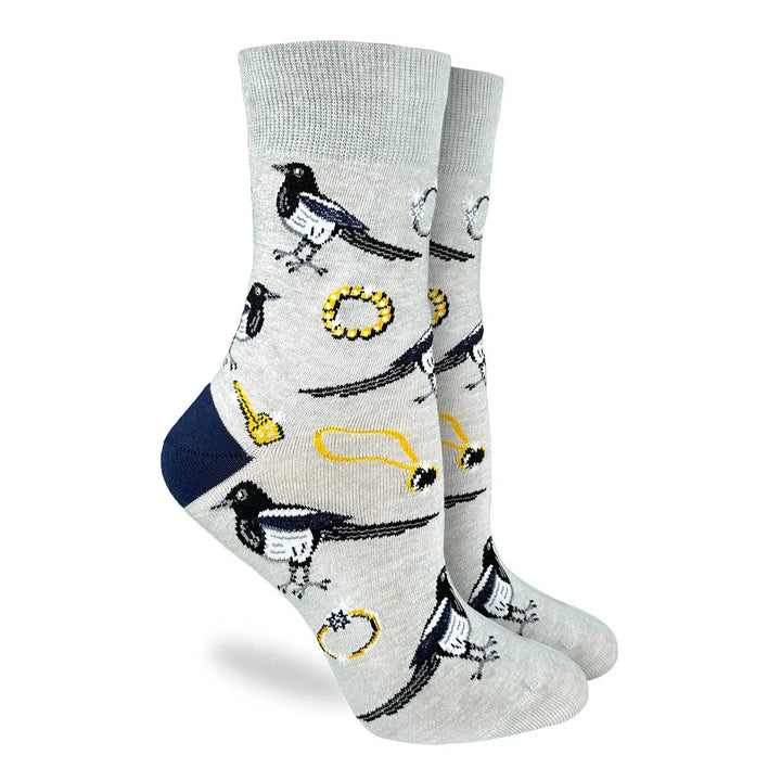 Chaussettes en coton « Coffee Cats » de Good Luck Sock - Medium