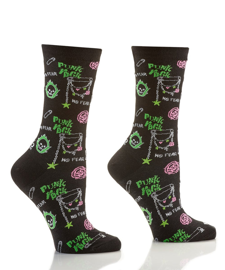 Chaussettes en coton « Punk Rock » par YO Sox - Medium