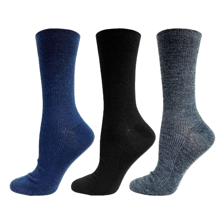 Chaussettes unies en laine mérinos Point Zero 
