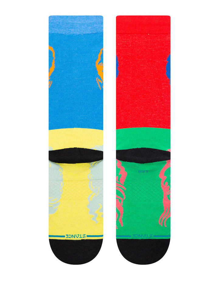 Stance "Hot Space" Combed Cotton Blend Crew Socks