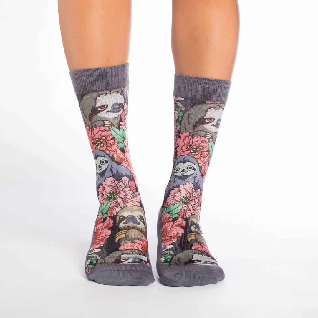 Chaussettes Active Crew « Barbie Logo » de Good Luck Sock - Taille M