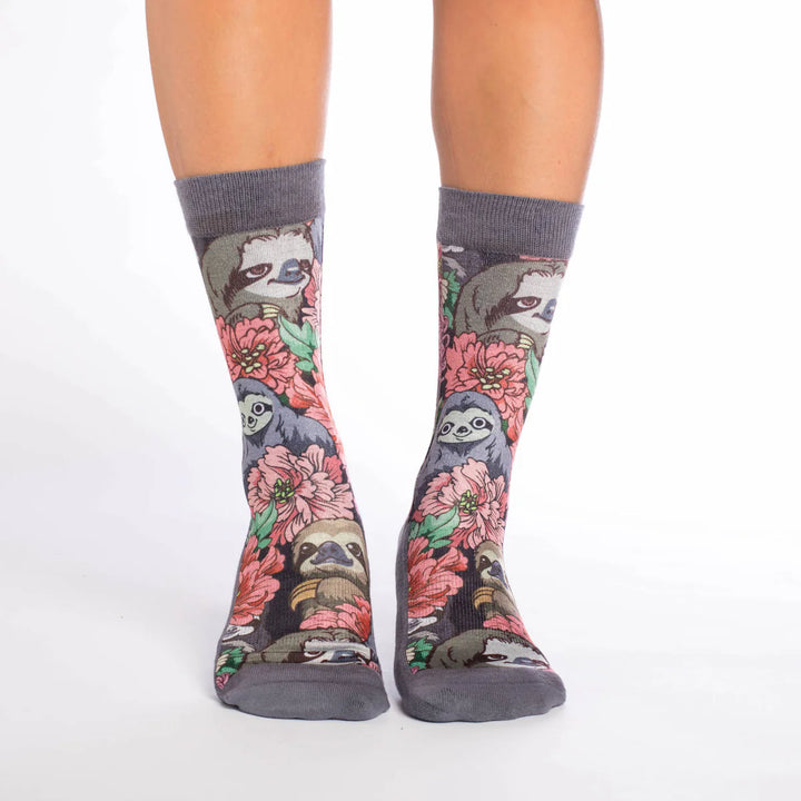 Chaussettes Active Crew « Barbie Logo » de Good Luck Sock - Taille M